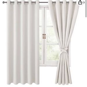 Beige Blackout Drapes